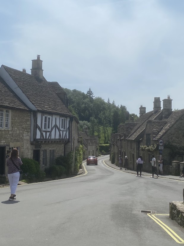Castle Combe village view